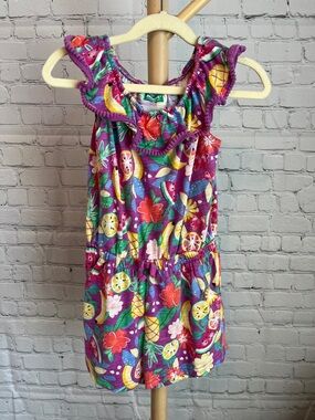⭐️⭐️ PICK 5 / $20 365 Kids Colorful Fruit Print Romper with Ruffle Trim